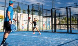 Padel tennis au camping Les Sables du Midi